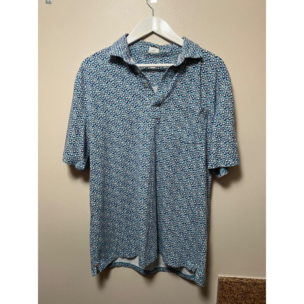 Johnnie-O‎ Floral Polo Shirt - Size L